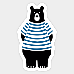 Funny bear Sticker